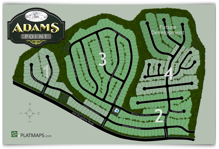 Artist Rendering Portfolio Adams Point Garner North Carolina