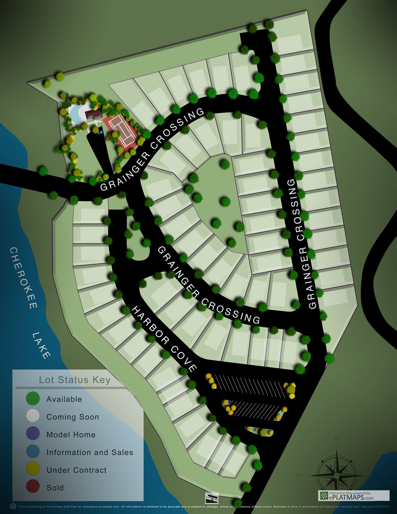 Faded Interactive Map