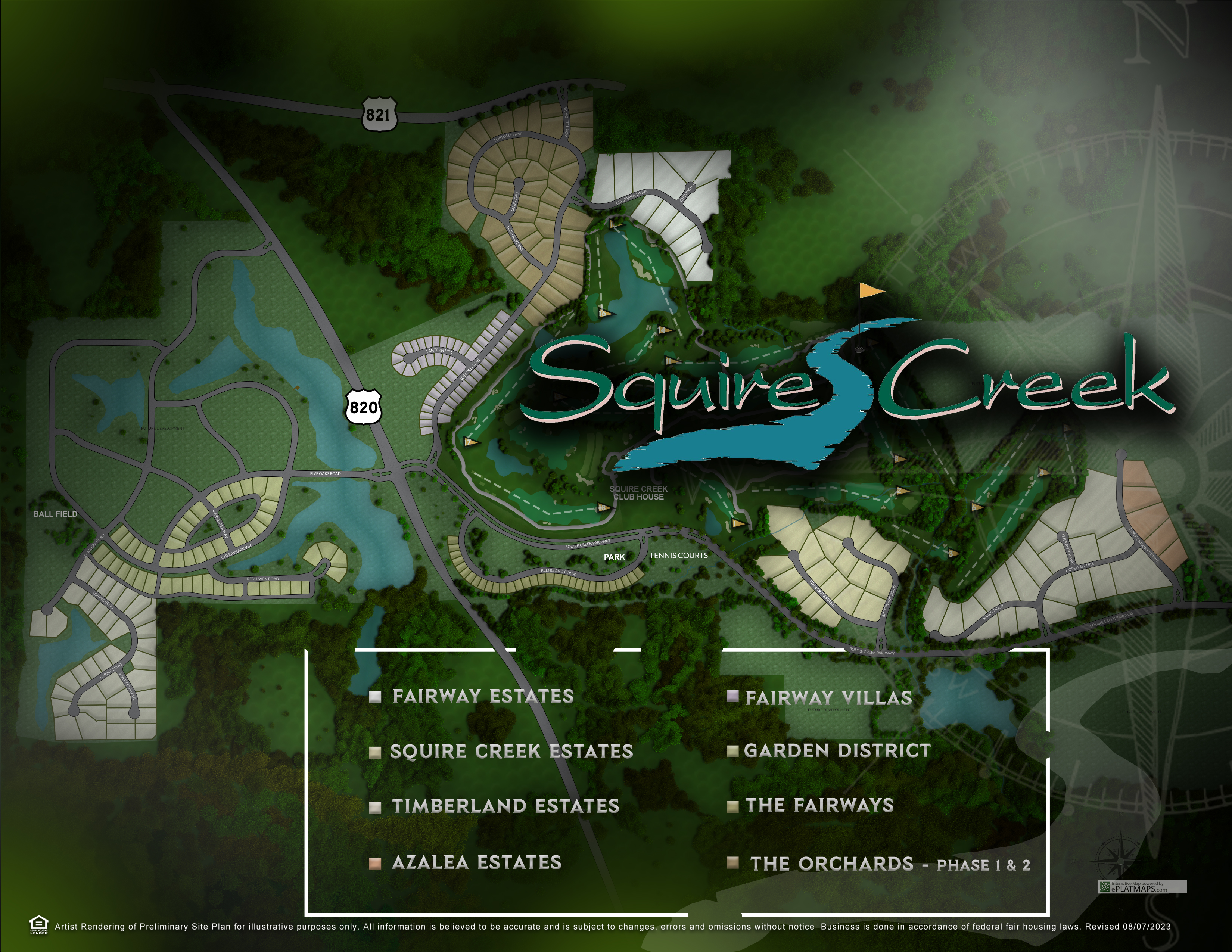 Faded Interactive Map